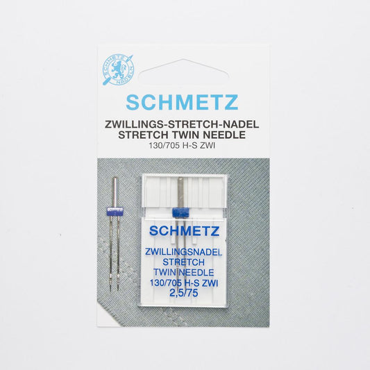 Schmetz Stretch Twin Needle - 2.5mm