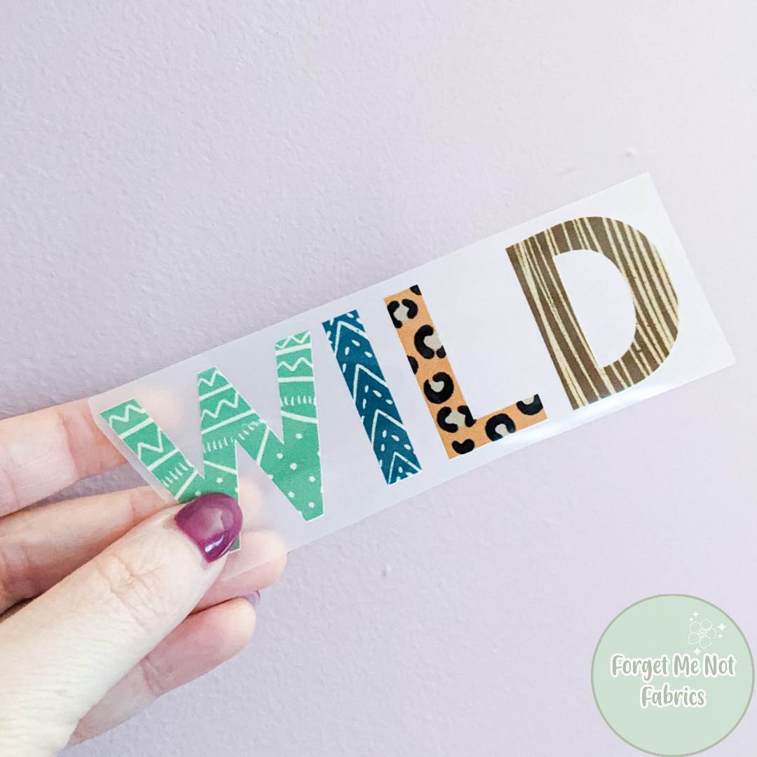 WILD - Leopard Print- Transfer