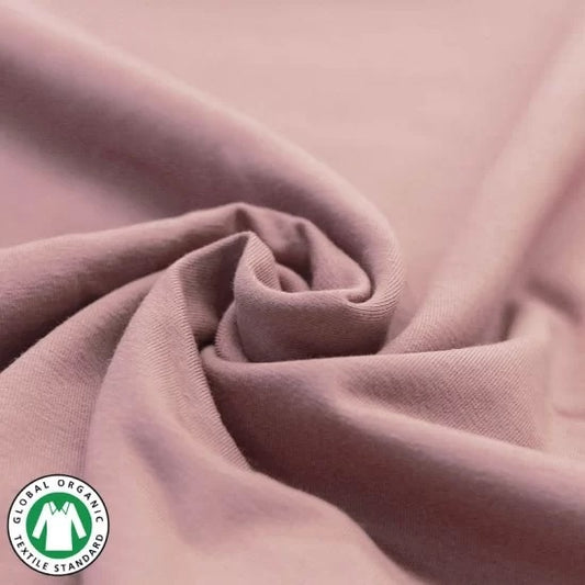 Solid Organic Jersey - Old Pink