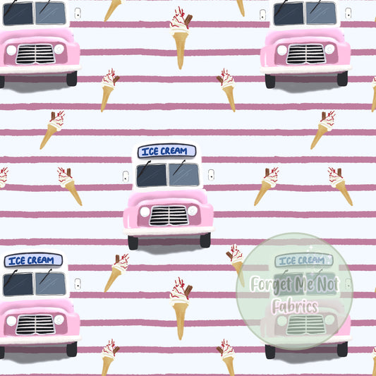 Ice Creams - Pink Stripes