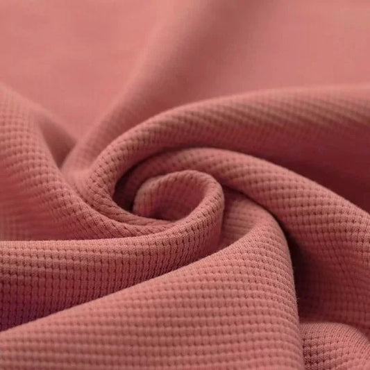 Clay Pink - Waffle Knit